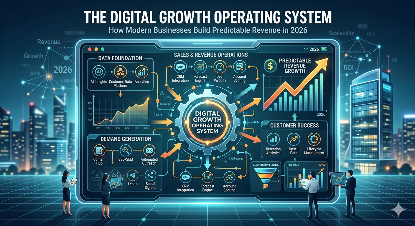 The Digital Growth Operating System: How Modern Businesses Build Predictable Revenue in 2026