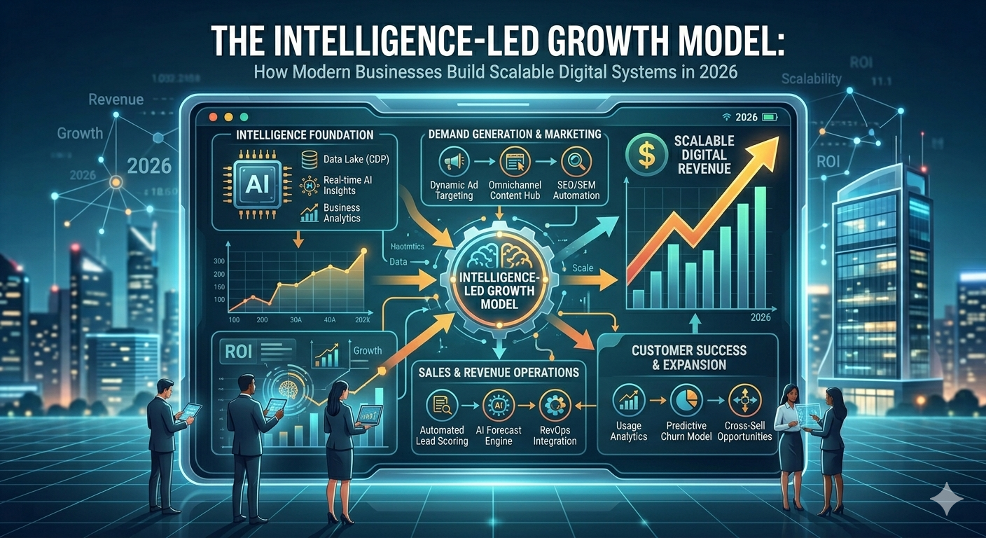 The Intelligence-Led Growth Model: How Modern Businesses Build Scalable Digital Systems in 2026