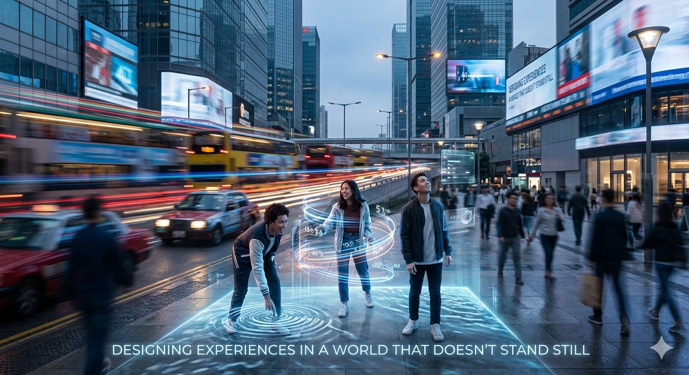 Designing Experiences in a World That Doesn’t Stand Still