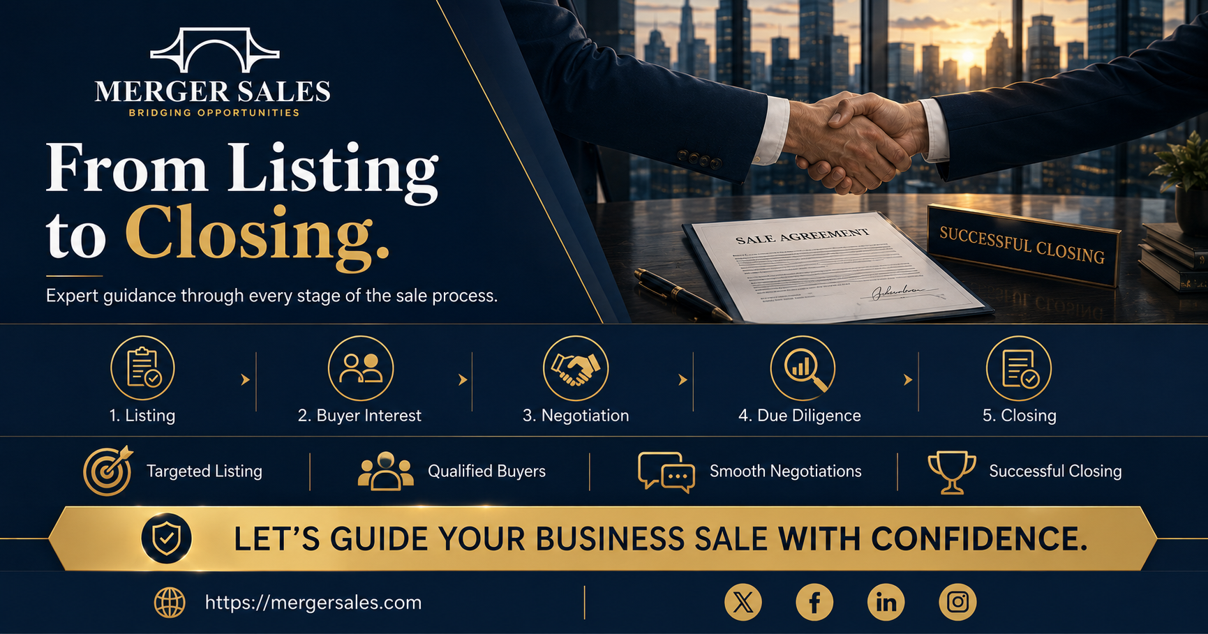 From Listing to Closing: A Clear Roadmap for a Confident Business Sale