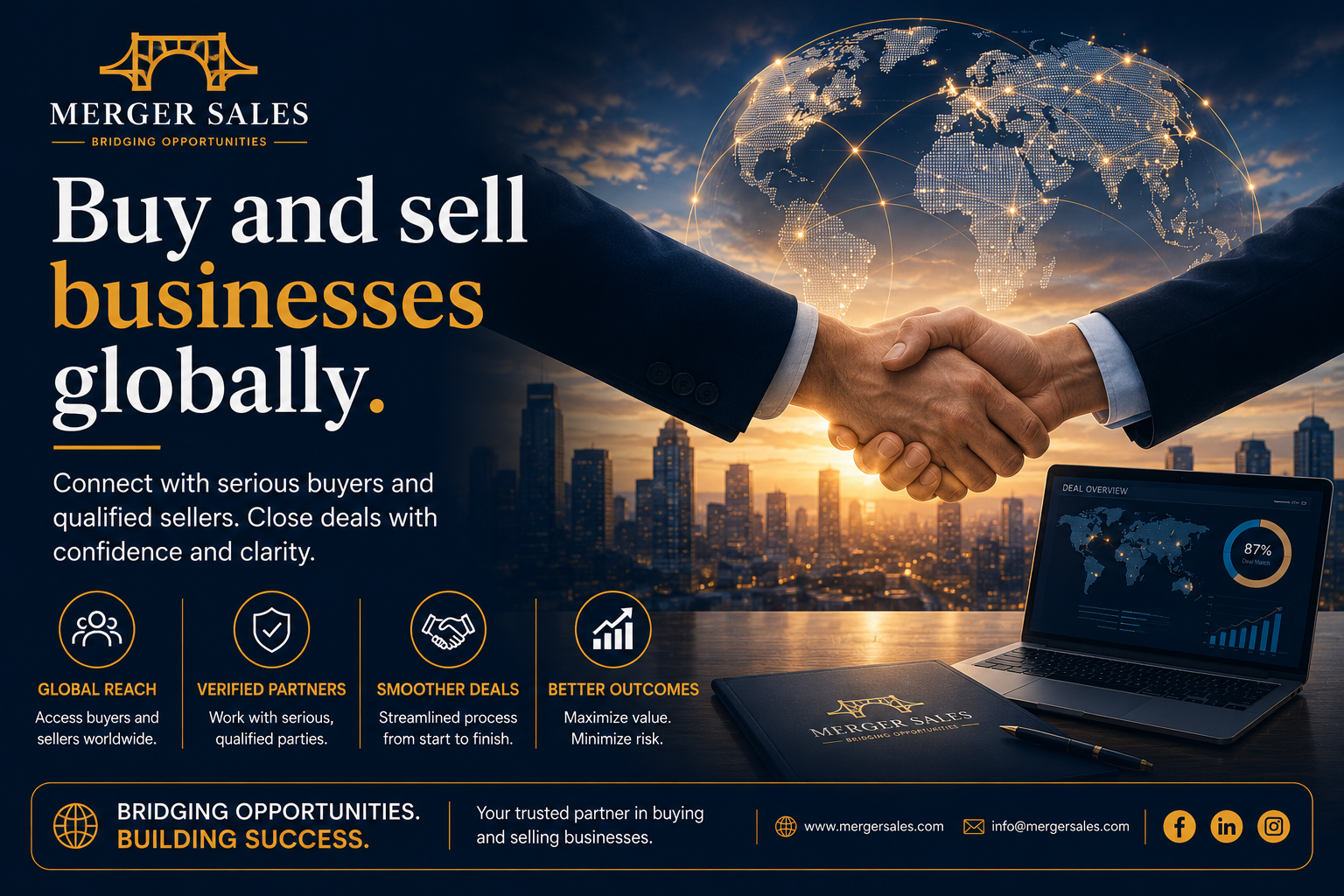 Buy and Sell Businesses Globally with Confidence and Clarity